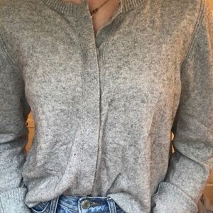 Banana Republic Gray Cardigan